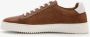 Cafe Moda leren heren sneakers Cognac Echt leer - Thumbnail 4