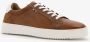 Cafe Moda leren heren sneakers Cognac Echt leer - Thumbnail 6