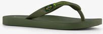 Copacabana kinder teenslippers kaki groen