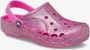 Crocs Baya Clog kinder klompen roze glitter - Thumbnail 4
