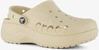 Crocs Baya Platform Clog dames klompen beige