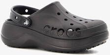 Crocs Baya Platform Clog dames klompen zwart