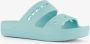 Crocs Baya Platform dames slippers blauw - Thumbnail 4