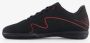 Dutchy Striker IC kinder zaalschoenen zwart rood Gymschoenen Uitneembare zool - Thumbnail 4