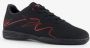 Dutchy Striker IC kinder zaalschoenen zwart rood Gymschoenen Uitneembare zool - Thumbnail 6