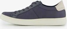 ECCO Soft Classic leren dames veterschoenen blauw