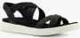 ECCO Yuma leren dames sandalen zwart Extra comfort Memory Foam - Thumbnail 8