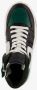Groot hoge leren sneakers voor jongens groen Uitneembare zool - Thumbnail 3