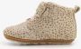 Groot leren babyschoenen beige met stippenprint Uitneembare zool In cadeauverpakking - Thumbnail 2