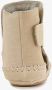 Groot leren meisjes babyschoenen beige Uitneembare zool In cadeauverpakking - Thumbnail 4
