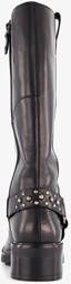 Harper hoge dames biker boots zwart