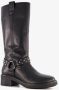 Harper hoge dames biker boots zwart - Thumbnail 5