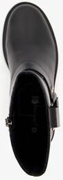 Harper leren dames biker boots met studs zwart