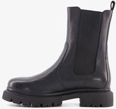 Harper leren dames Chelsea boots zwart