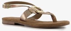 Harper leren dames sandalen goud