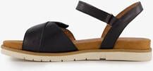 Harper leren dames sandalen zwart