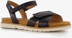 Harper leren dames sandalen zwart