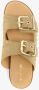 Harper leren dames slippers met studs beige Echt leer - Thumbnail 5