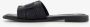 Harper leren dames slippers zwart - Thumbnail 5