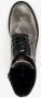 Harper leren dames veterboots metallic zilver - Thumbnail 3
