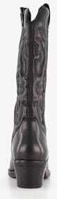 Harper leren dames western laarzen zwart