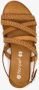 Harper leren sandalen gevlochten bandje bruin - Thumbnail 5