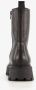 Harper leren veterboots met dikke zool zwart - Thumbnail 2