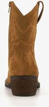 Harper suede dames western enkellaarsjes met hak