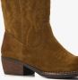 Harper suede dames cowboy western laarzen bruin Echt leer - Thumbnail 3