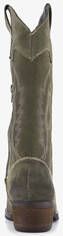 Harper suede dames western laarzen donkergroen