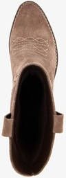 Harper suede dames western laarzen taupe