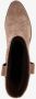 Harper suede dames cowboy western laarzen taupe Bruin Echt leer - Thumbnail 4