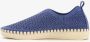 Hush Puppies Daisy dames instappers blauw Uitneembare zool - Thumbnail 3