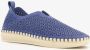 Hush Puppies Daisy dames instappers blauw Uitneembare zool - Thumbnail 5