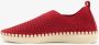 Hush Puppies Daisy dames instappers rood Uitneembare zool - Thumbnail 3