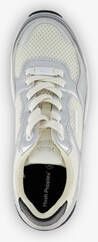 Hush Puppies dames dad sneakers zilver wit