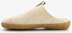 Hush Puppies wollen dames pantoffels beige