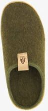 Hush Puppies wollen dames pantoffels kaki