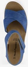 Hush Puppies leren dames sandalen blauw