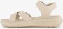 Hush Puppies dames sandalen beige - Thumbnail 3