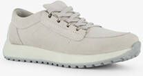 Hush Puppies suede dames sneakers beige