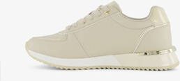 Hush Puppies dames sneakers beige goud