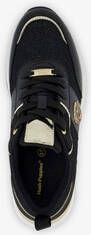 Hush Puppies dames sneakers zwart goud