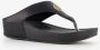 Hush Puppies dames teenslippers sleehak zwart - Thumbnail 5