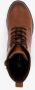 Hush Puppies leren dames veterboots cognac - Thumbnail 5