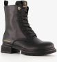 Hush Puppies dames veterboots zwart Uitneembare zool - Thumbnail 6
