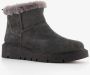 Hush Puppies gevoerde boots met imitatiebont grijs Echt leer - Thumbnail 6
