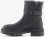 Hush Puppies gevoerde dames veterboots Zwart - Thumbnail 2