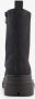 Hush Puppies gevoerde dames veterboots zwart - Thumbnail 3