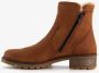 Hush Puppies gevoerde leren enkellaarsjes bruin Uitneembare zool - Thumbnail 4